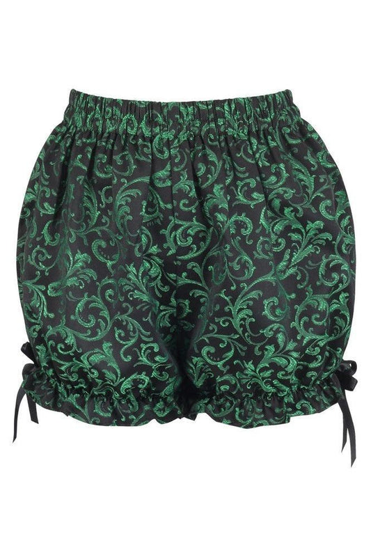 Green/Black Brocade Bloomers