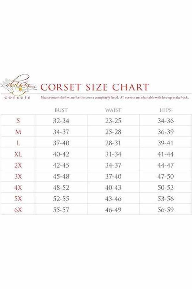 Lavish 2 PC Red/Black Patent Bustier & Skirt Set - Daisy Corsets