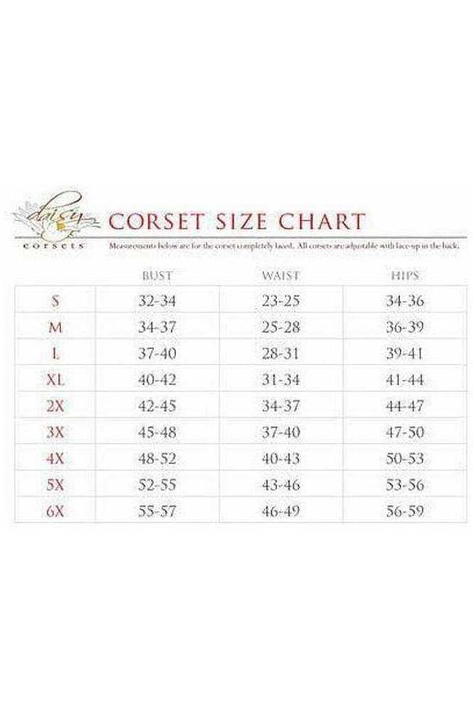 Lavish Celestial Lace - Up Corset Belt Cincher - Daisy Corsets