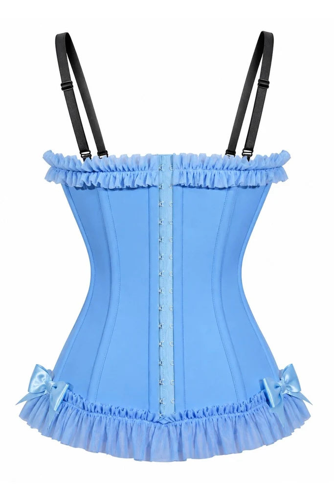 Baby Blue Lycra Bustier