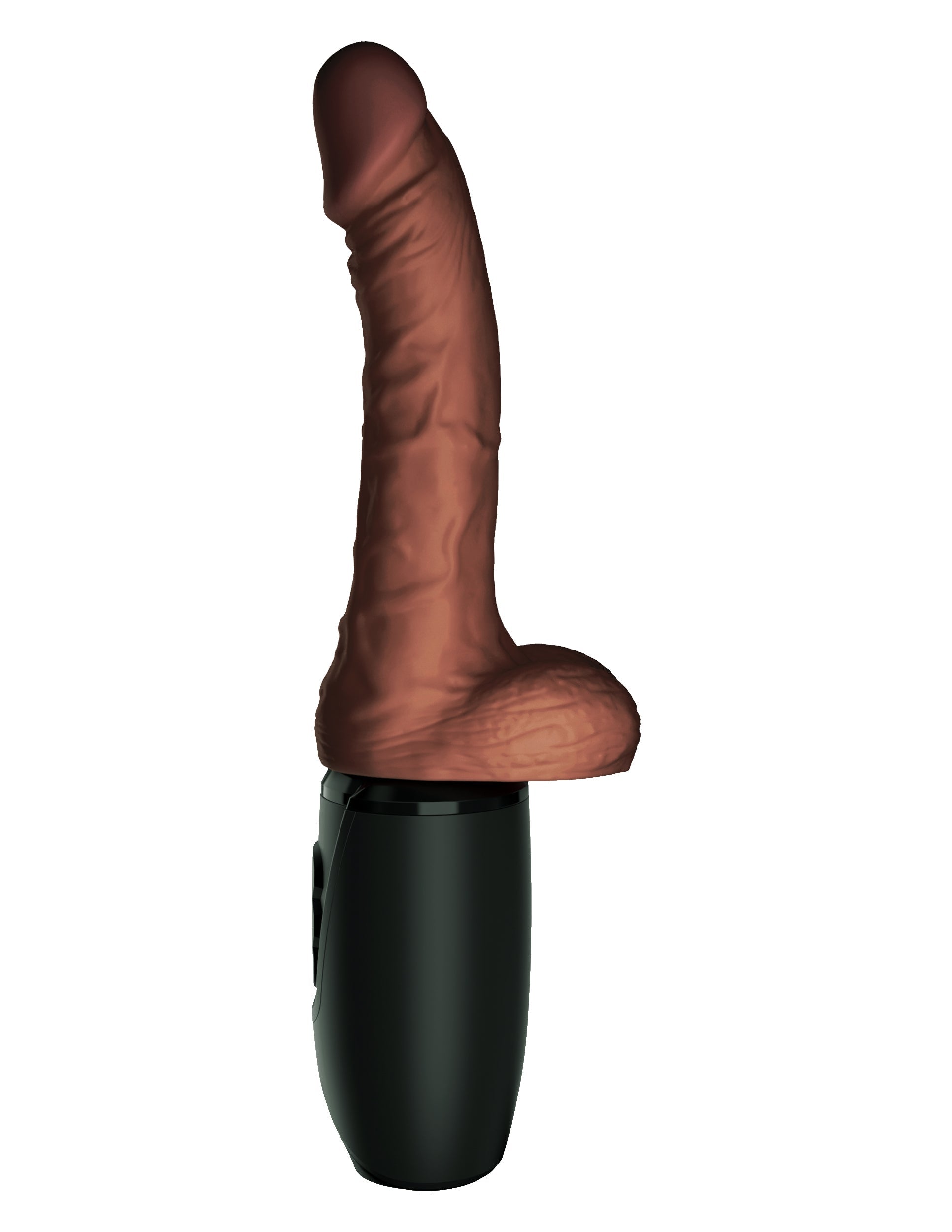 King Cock Plus Rechargeable Thrusting Dildo with Balls 7.5 Inches