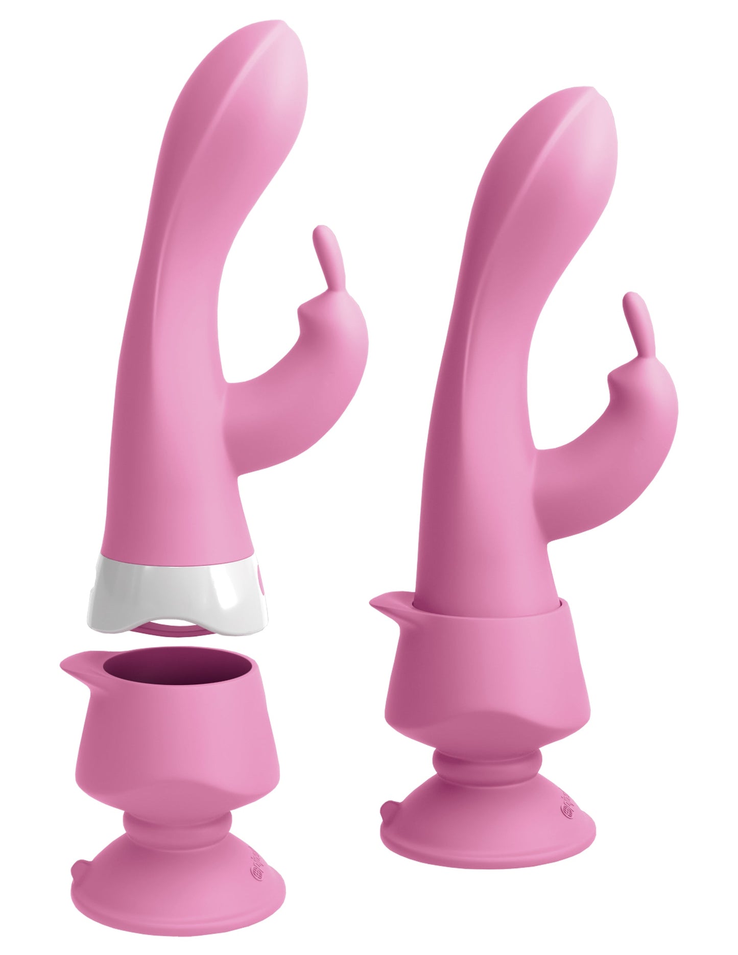 3Some Wall Banger Rabbit Silicone Vibrator USB Rechargeable Wireless Remote by Pipedream