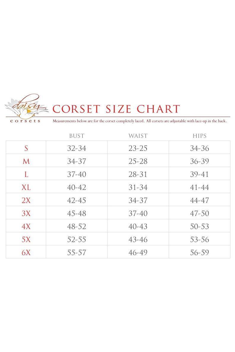 Top Drawer 4 PC Red Patent Devil Corset Costume - Daisy Corsets