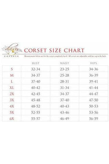 Top Drawer 4 PC Sexy Devil Corset Costume - Daisy Corsets