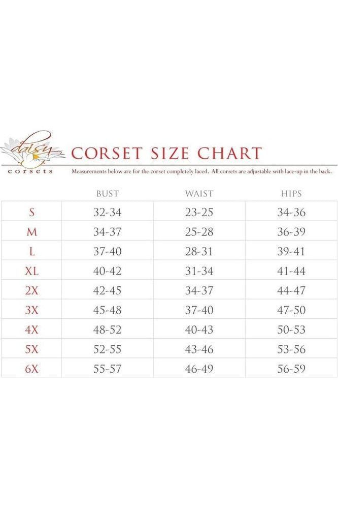 Top Drawer 4 PC Sexy Nurse Corset Costume - Daisy Corsets