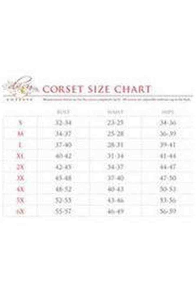 Top Drawer 4 PC White Burlesque Bunny Corset Costume - Daisy Corsets