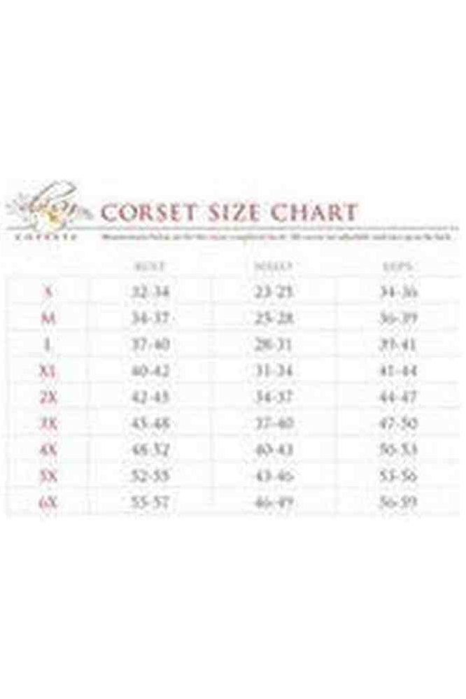 Top Drawer Rainbow Gold Holo Steel Boned Mini Cincher - Daisy Corsets