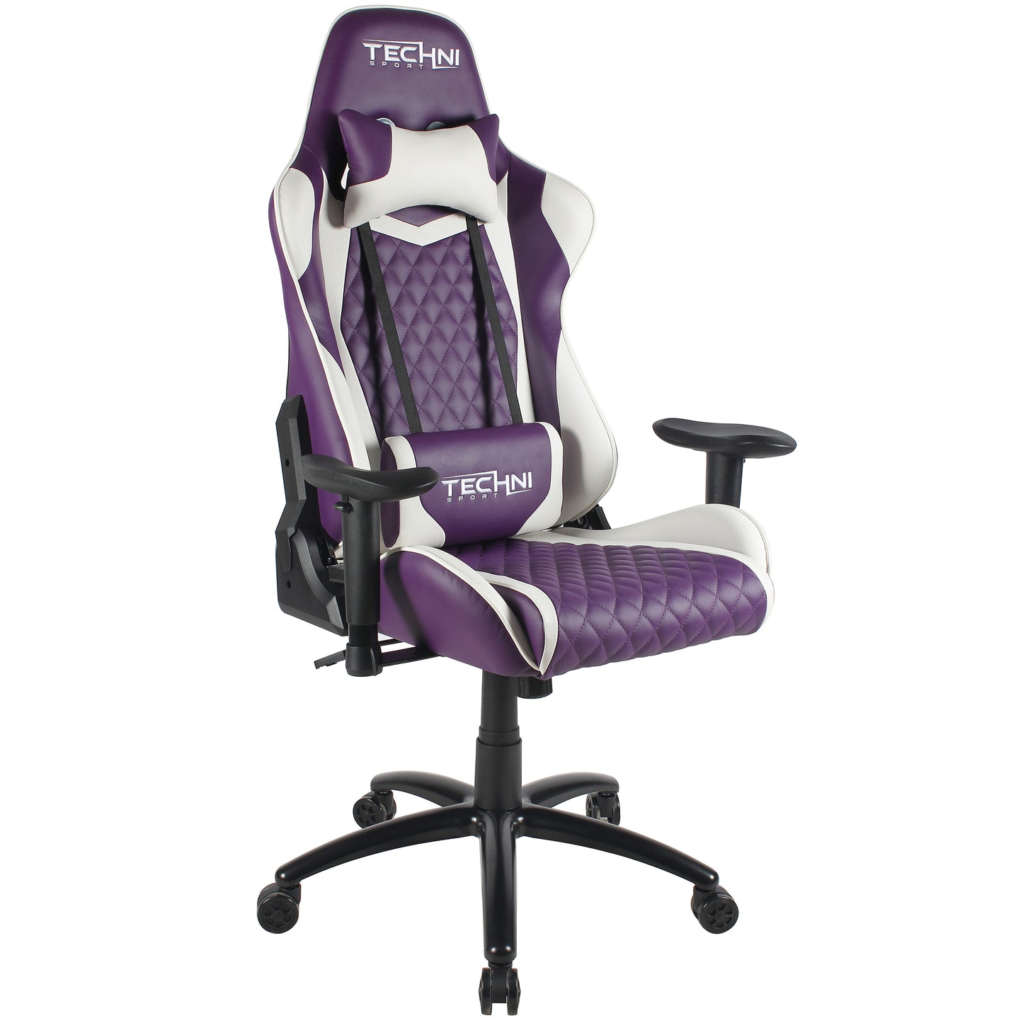 Techni Sport TS-52 Ergonomic High Back Racer Style PC Gaming Chair, Purple PU Leather