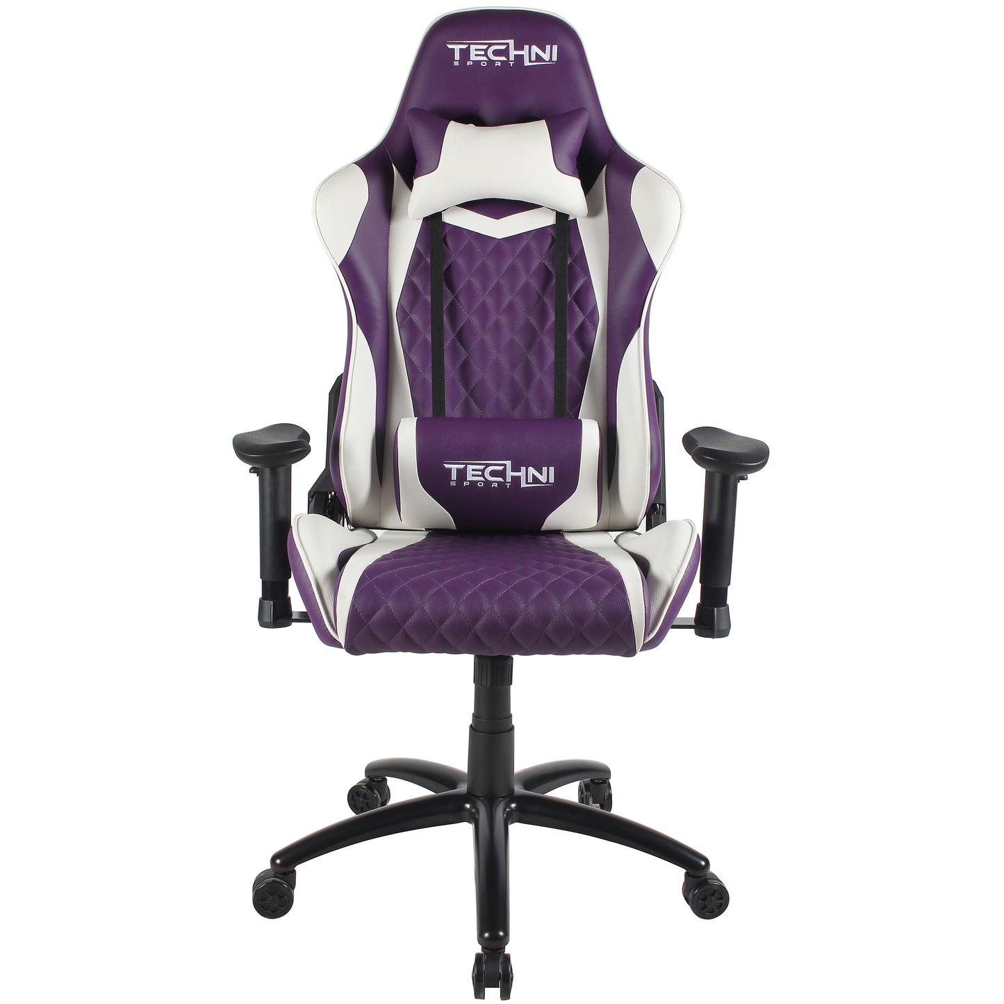 Techni Sport TS-52 Ergonomic High Back Racer Style PC Gaming Chair, Purple PU Leather