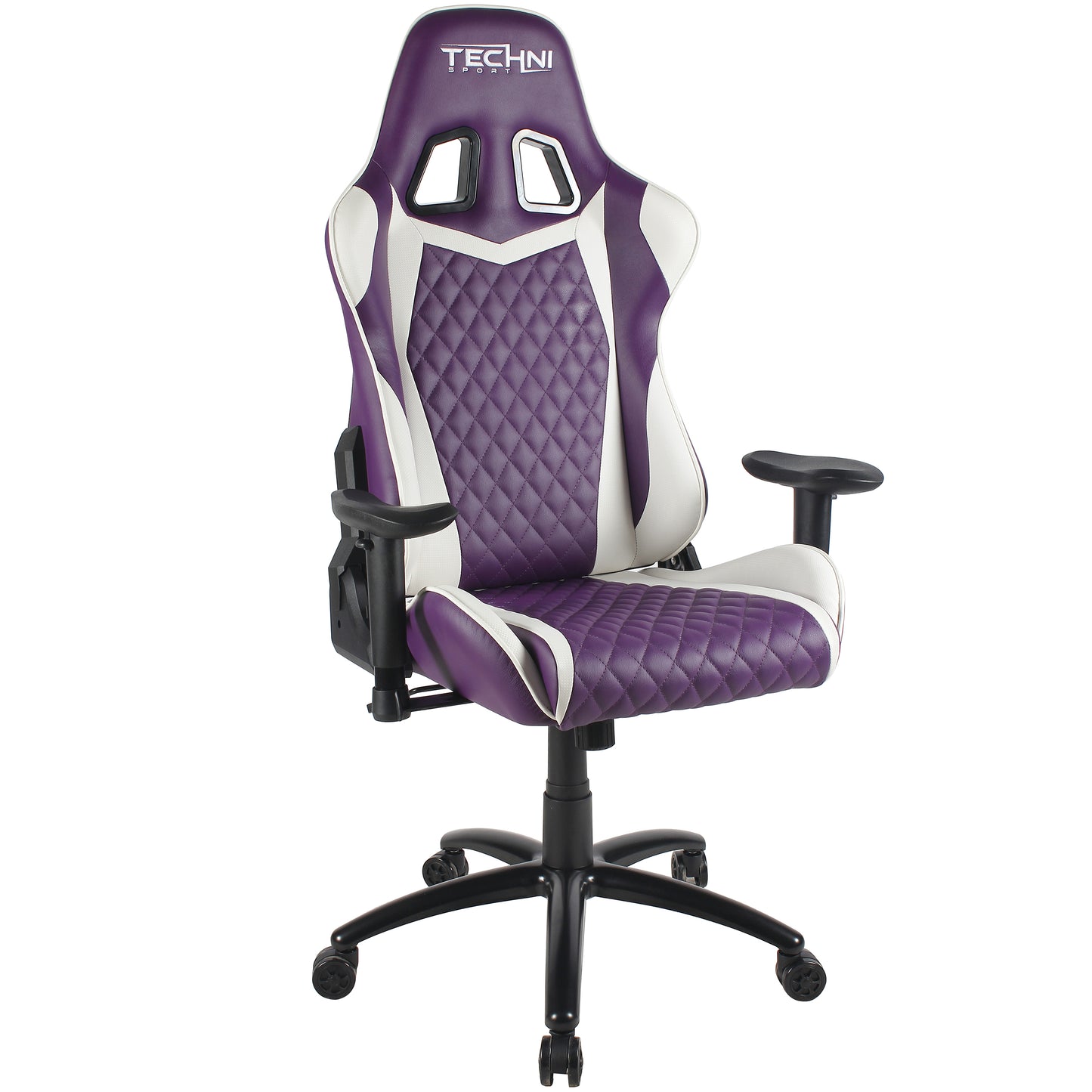 Techni Sport TS-52 Ergonomic High Back Racer Style PC Gaming Chair, Purple PU Leather