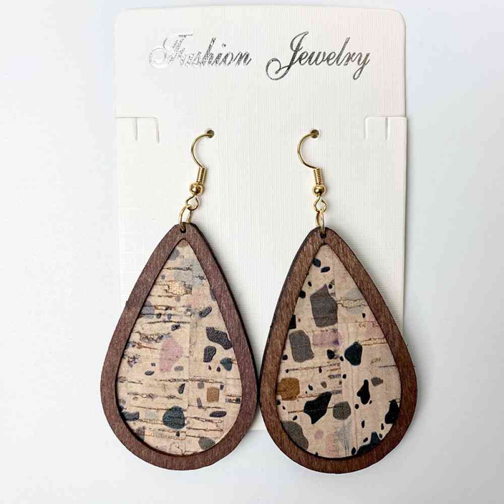 Teardrop Dangle Earrings Style F One Size