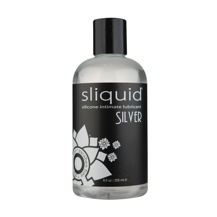 Sliquid Silver Silicone Lube Glycerine and Paraben Free - 8.5 oz