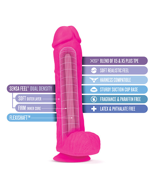 Blush Au Naturel Bold Big John 11" Dildo - Pink