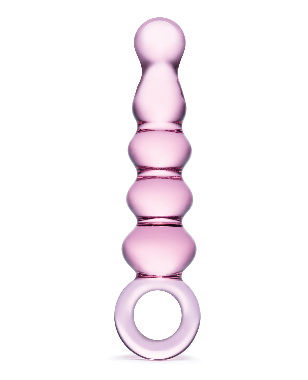 Glas Quintessence Beaded Glass Anal Slider Insertable Length 5.75 inches