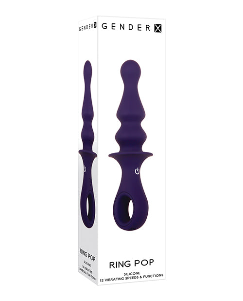 Gender X Ring Pop Combined with Bullnose Nipple Clamps