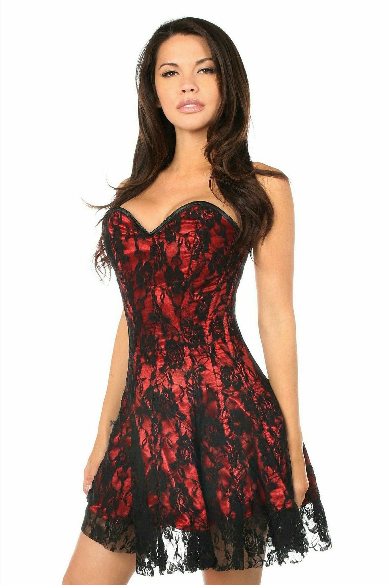 Lavish Lace Corset Dress in 5 Beautiful Color Choices