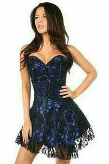 Lavish Lace Corset Dress in 5 Beautiful Color Choices