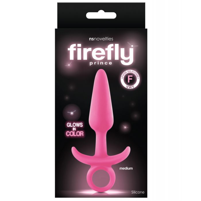 Firefly Prince Butt Plug with Gold Color Adjustable Nipple Clamps
