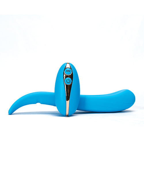 2ChooseLove The LuvSlide Couples Vibrator with Remote - Blue
