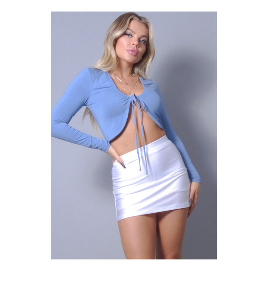 Sexy and Chic Basic Tennis Skort in White in Size S, M, or L by Cefian