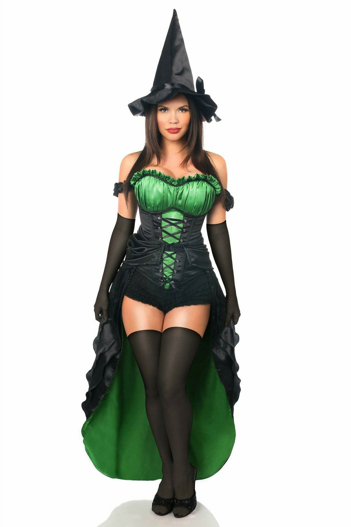 Premium 5 Piece Spellbound Witch Costume in Size S, M, L, XL, 2X, 3X, 4X, 5X, or 6X