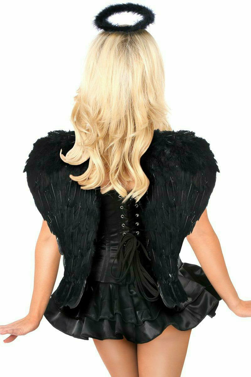 Top Drawer Black Angel of Darkness Costume in Size S, M, L, XL, 2X, 3X, 4X, 5X, or 6X