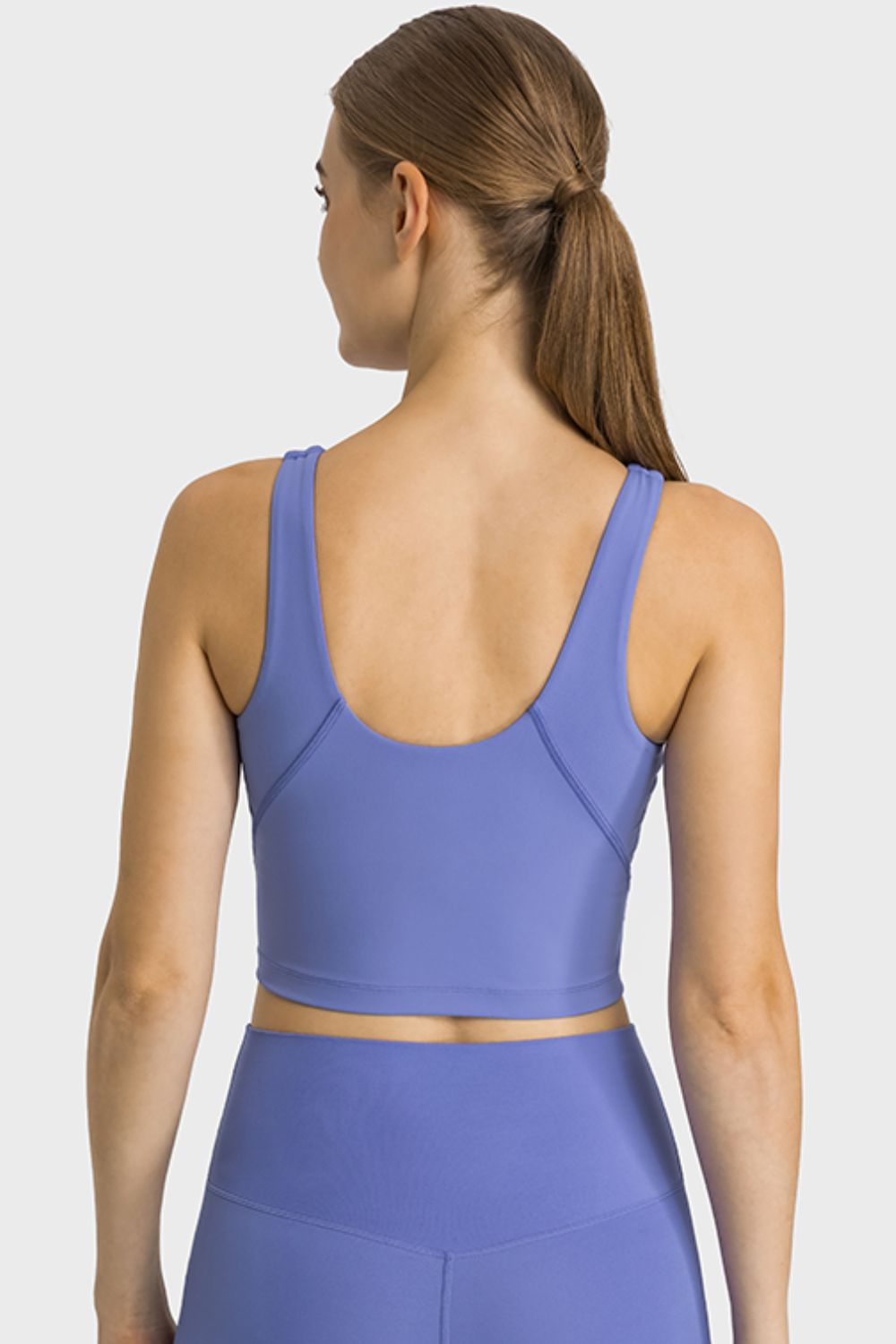 Highly Stretchy Cropped Sports Tank in 5 Amazing Color Choices in Size 4, 6, 8, 10, or 12