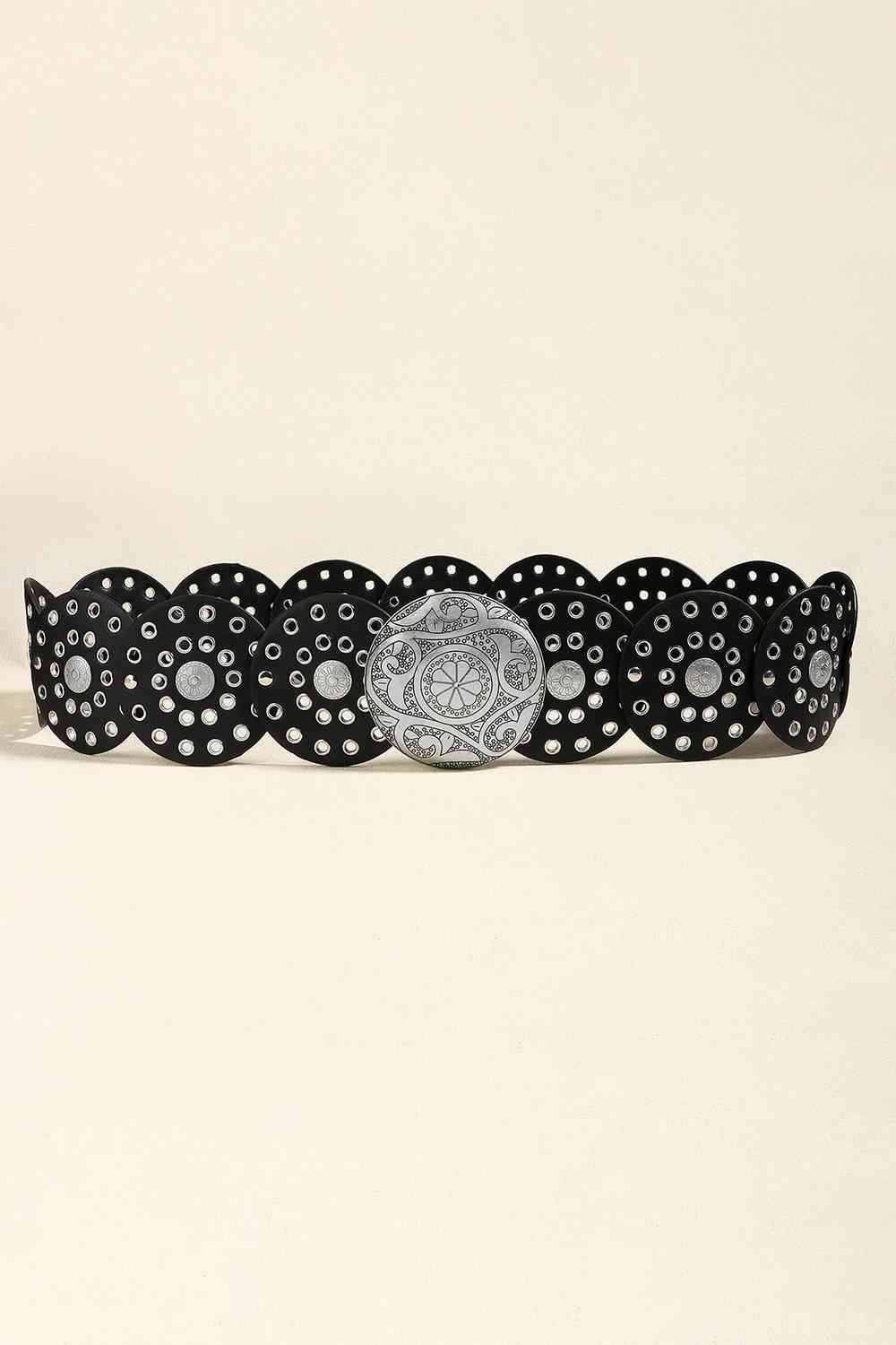 Vintage PU Leather Wide Belt