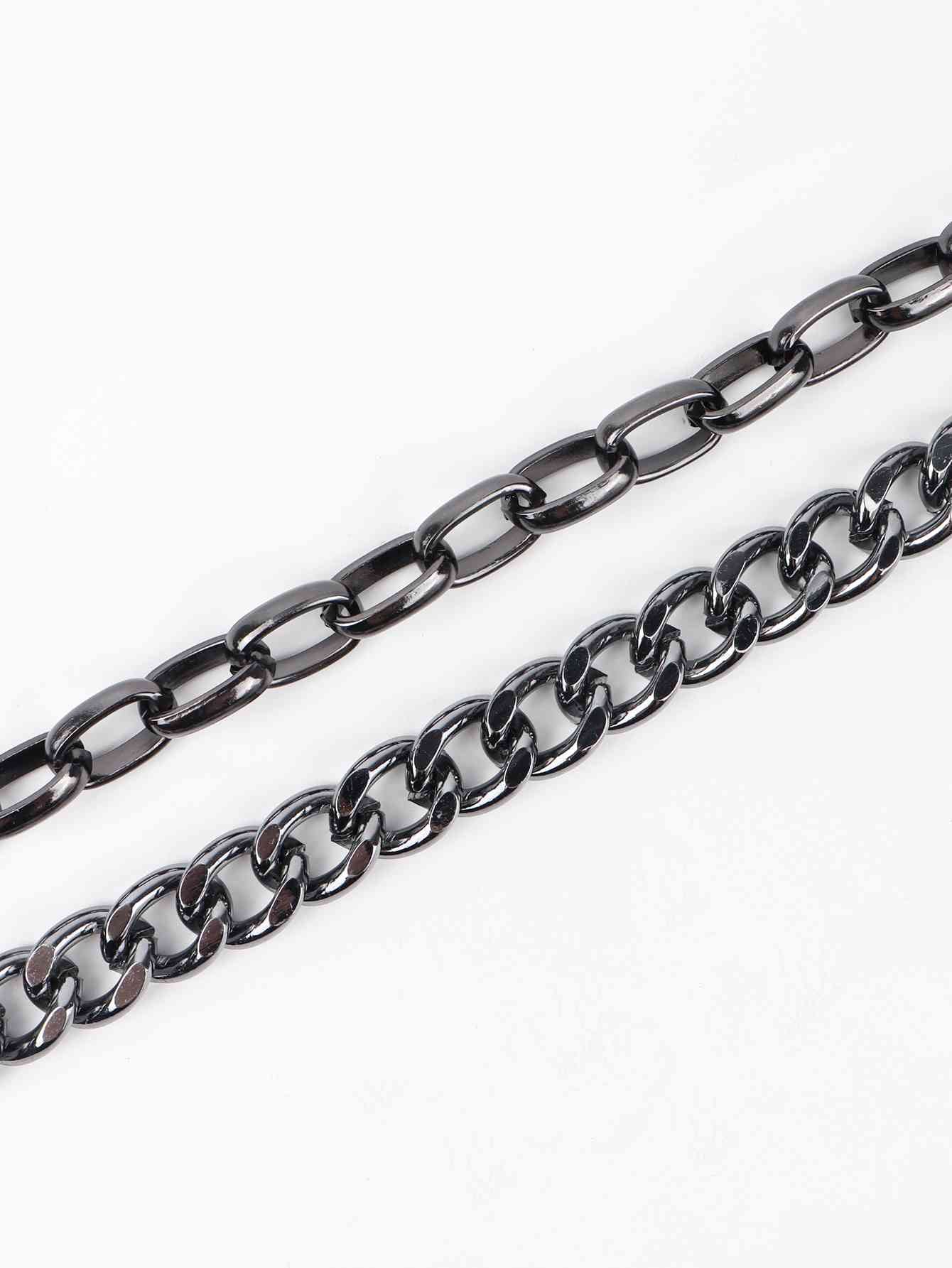 Punk Aluminium Chain Belt