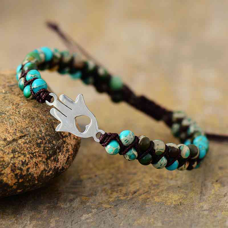 Turquoise Beaded Bracelet Turquoise One Size