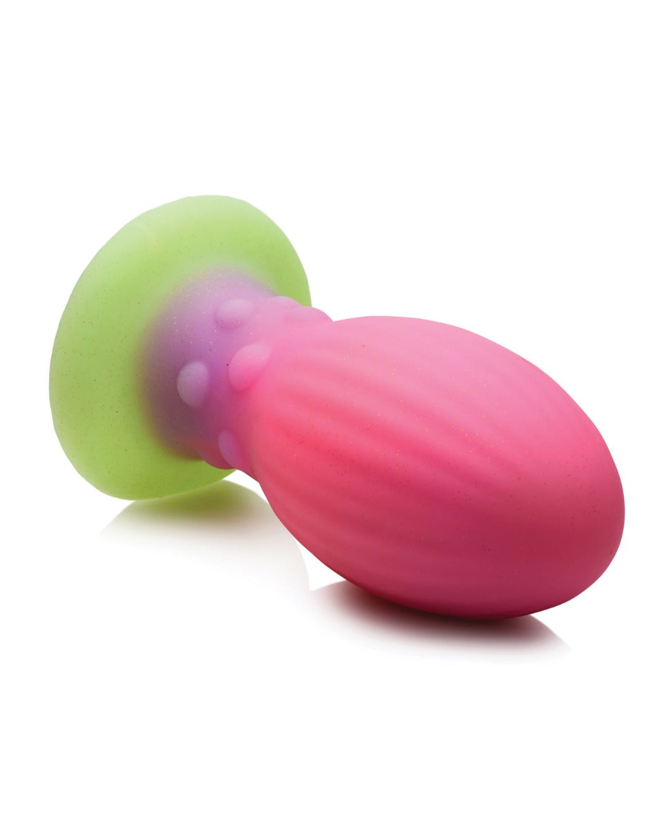 Creature Cocks Glow in the Dark Xeno Silicone Egg XL Multi Color
